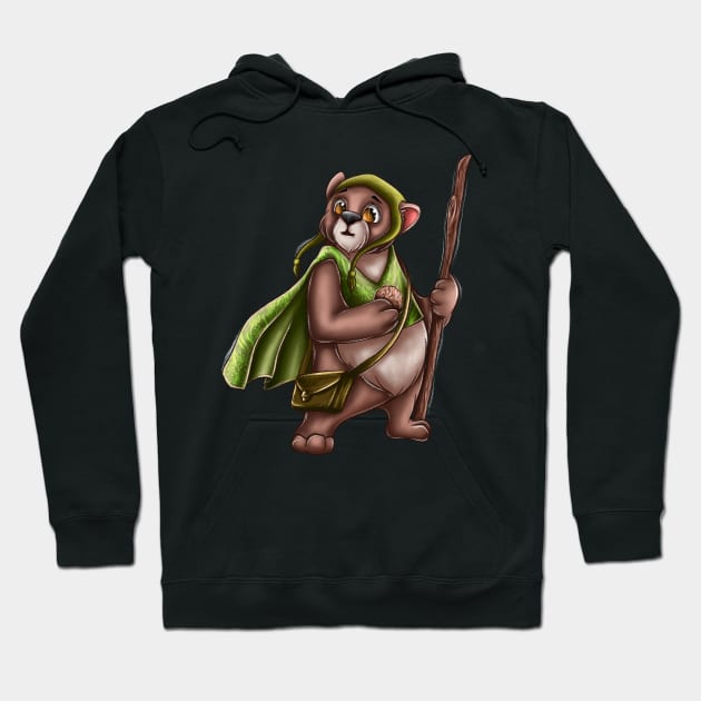 Bear forester Hoodie by Yulia Gert